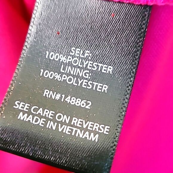 Torrid Pink & White Floral Dress with Clip-dots & Ruffle Bottom, Sz 0, Large, 12 - Picture 12 of 14